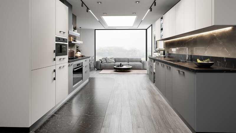 Double Galley Kitchen
